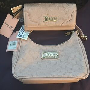 Juicy couture pink purse with matching wallet